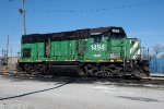 BNSF 1494, EMD GP15-1, ex SLSF, at the BNSF's Eola Yard